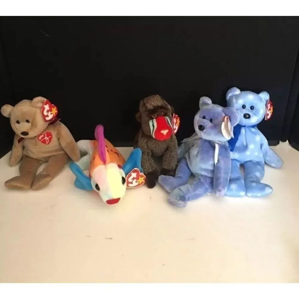 Ty Beanie Babies 1999 Lot - P.E. Pellets, Tags Intact, Collector's Delight